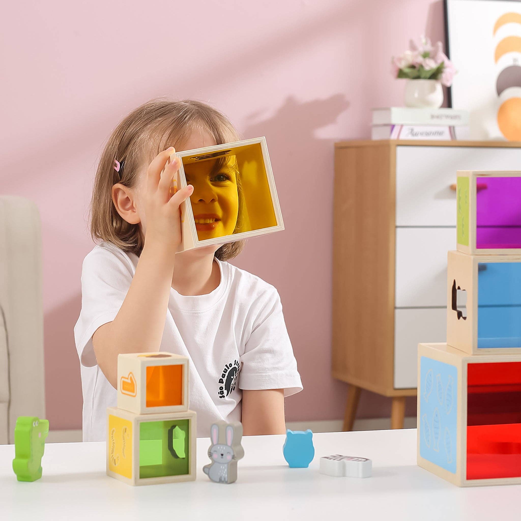 Blocs à emboîter et à empiler : explorez, apprenez et jouez