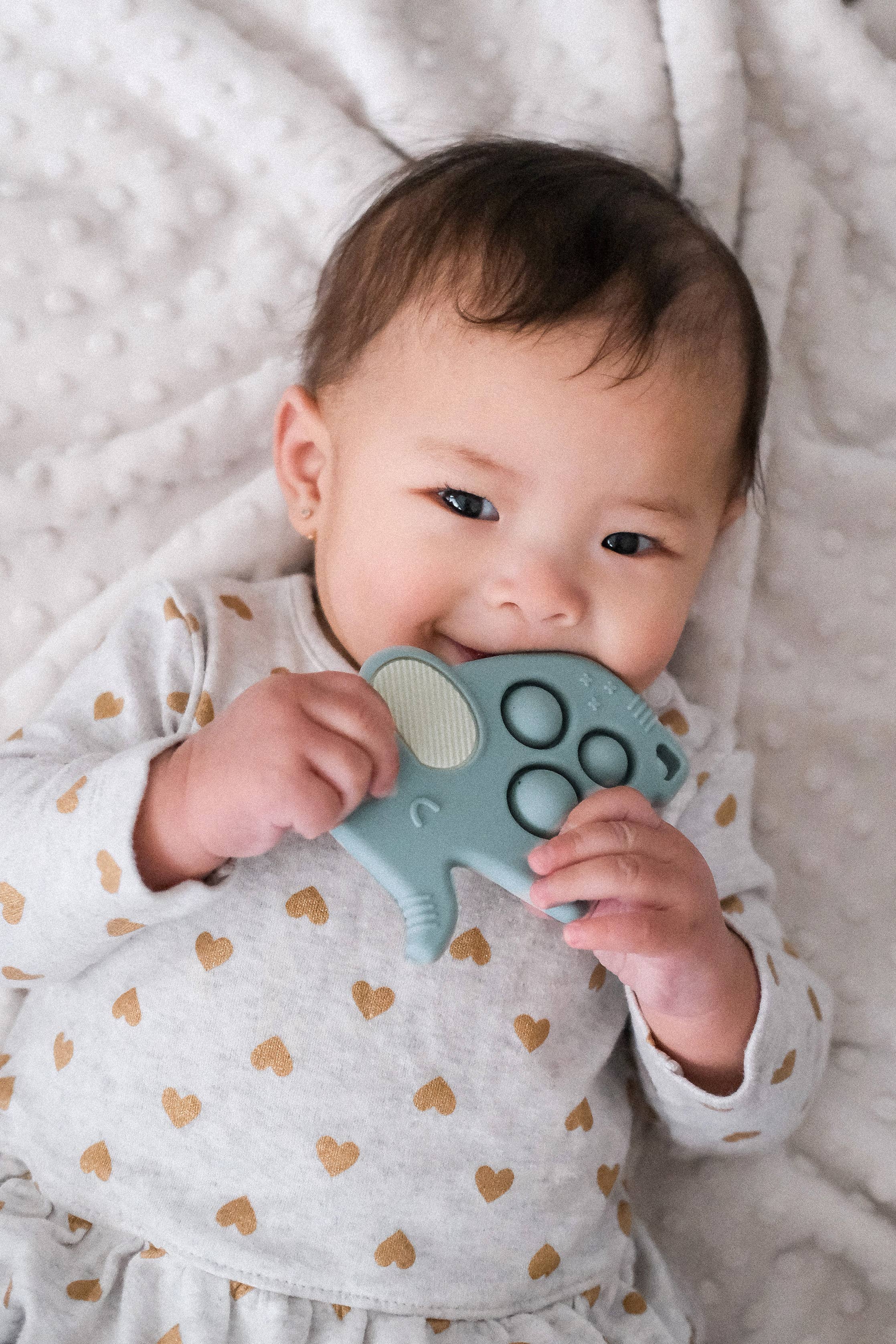 Dino Jouet à bouton-pression + Dentition Itzy Pop™