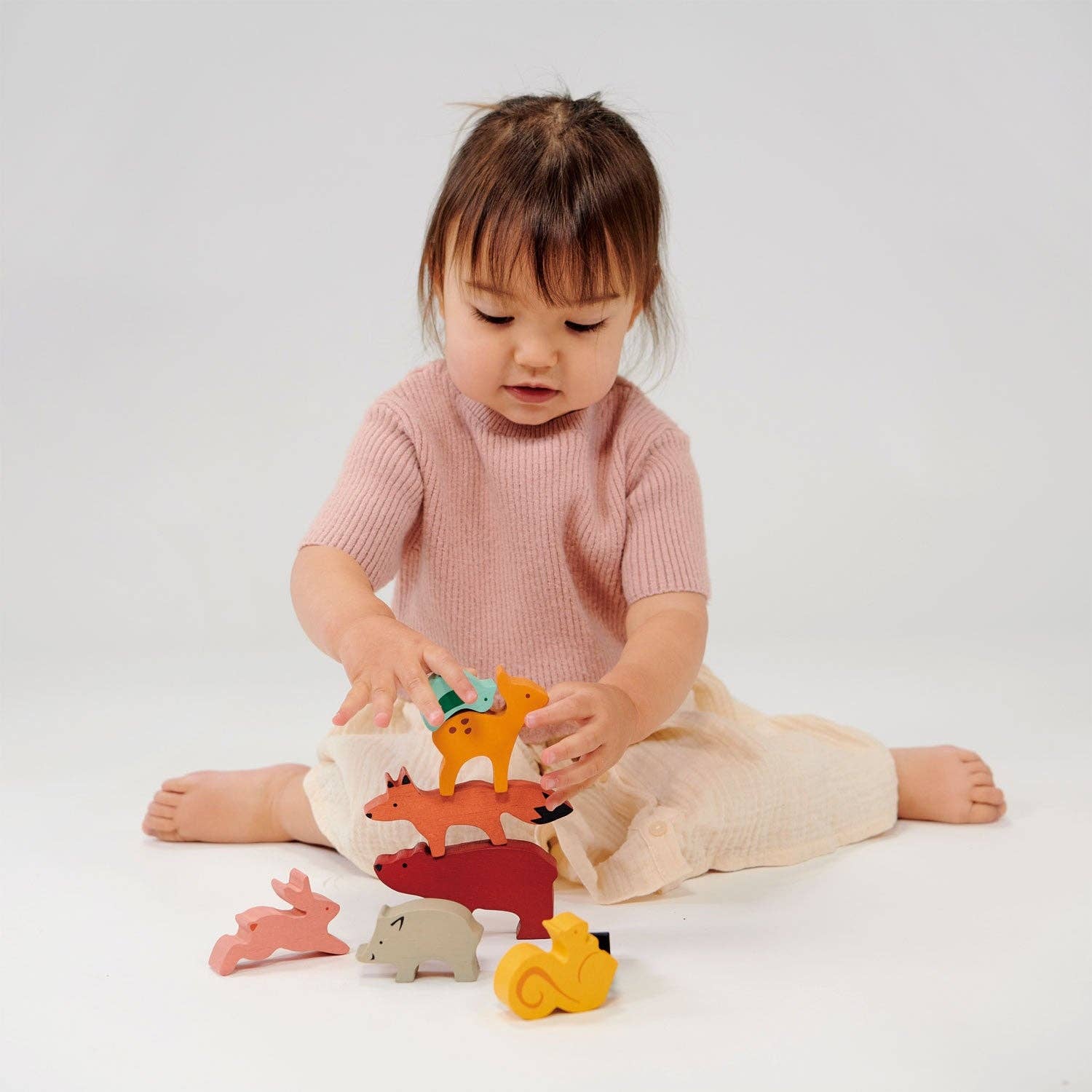 Mentari Toys | Forêt Empilable Heureuse