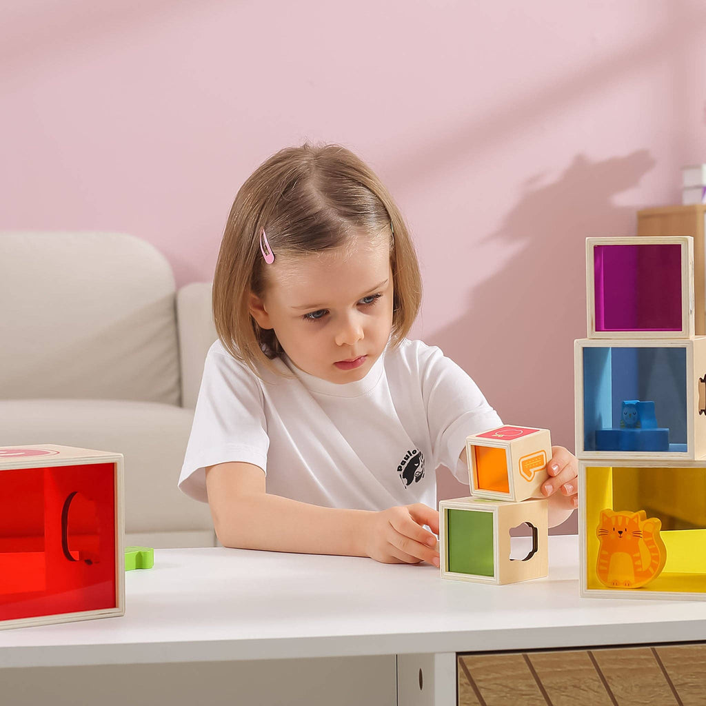 Blocs à emboîter et à empiler : explorez, apprenez et jouez