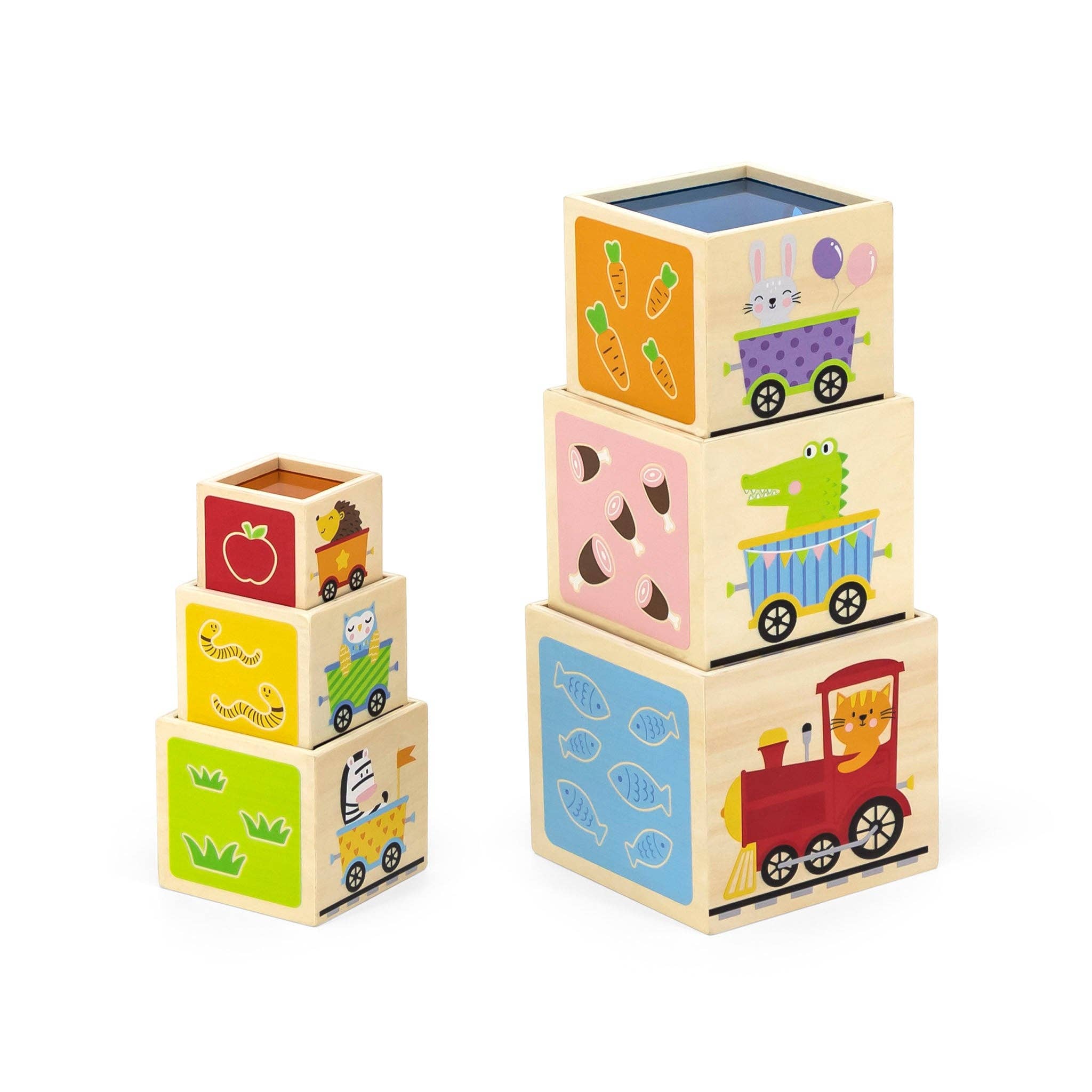 Blocs à emboîter et à empiler : explorez, apprenez et jouez