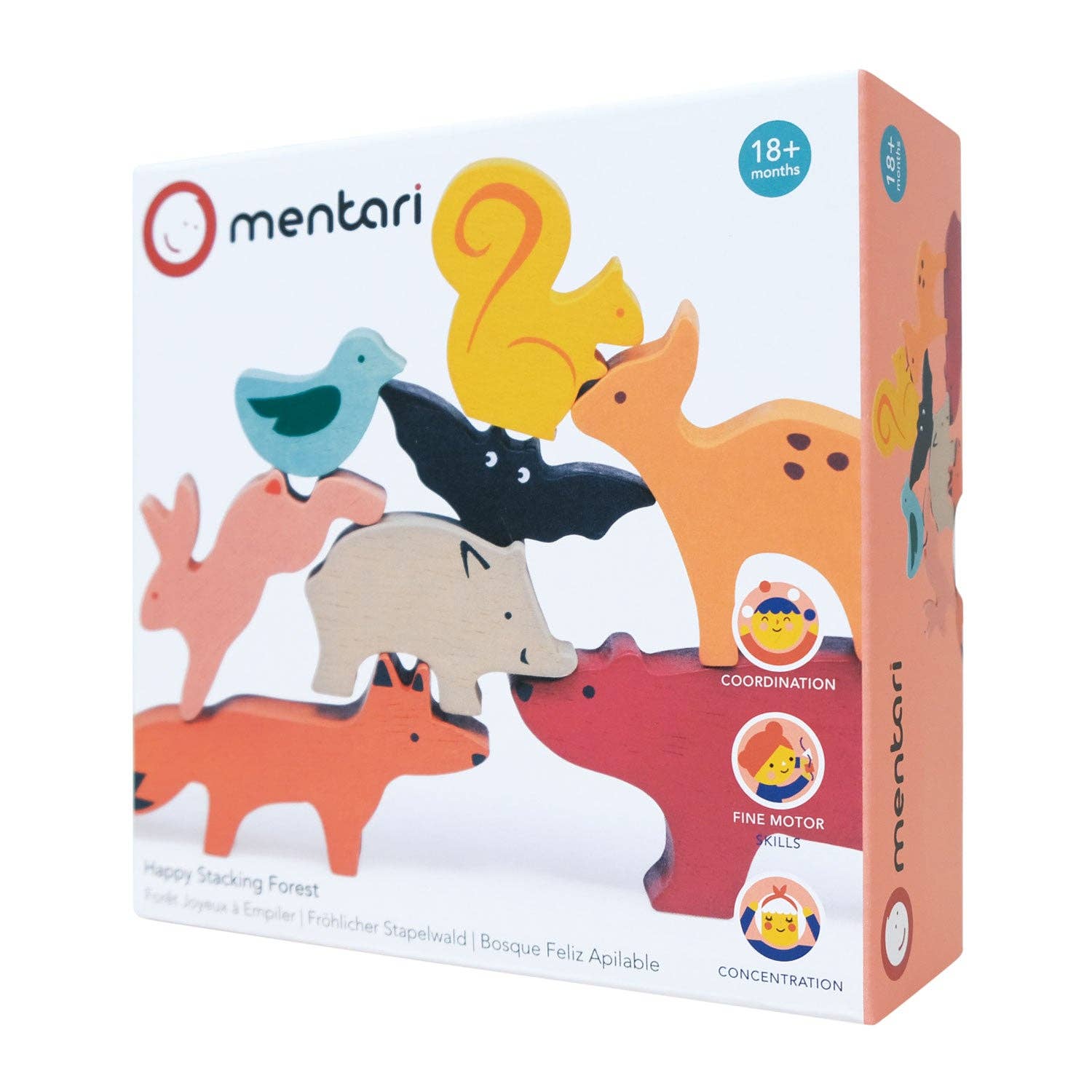 Mentari Toys | Forêt Empilable Heureuse