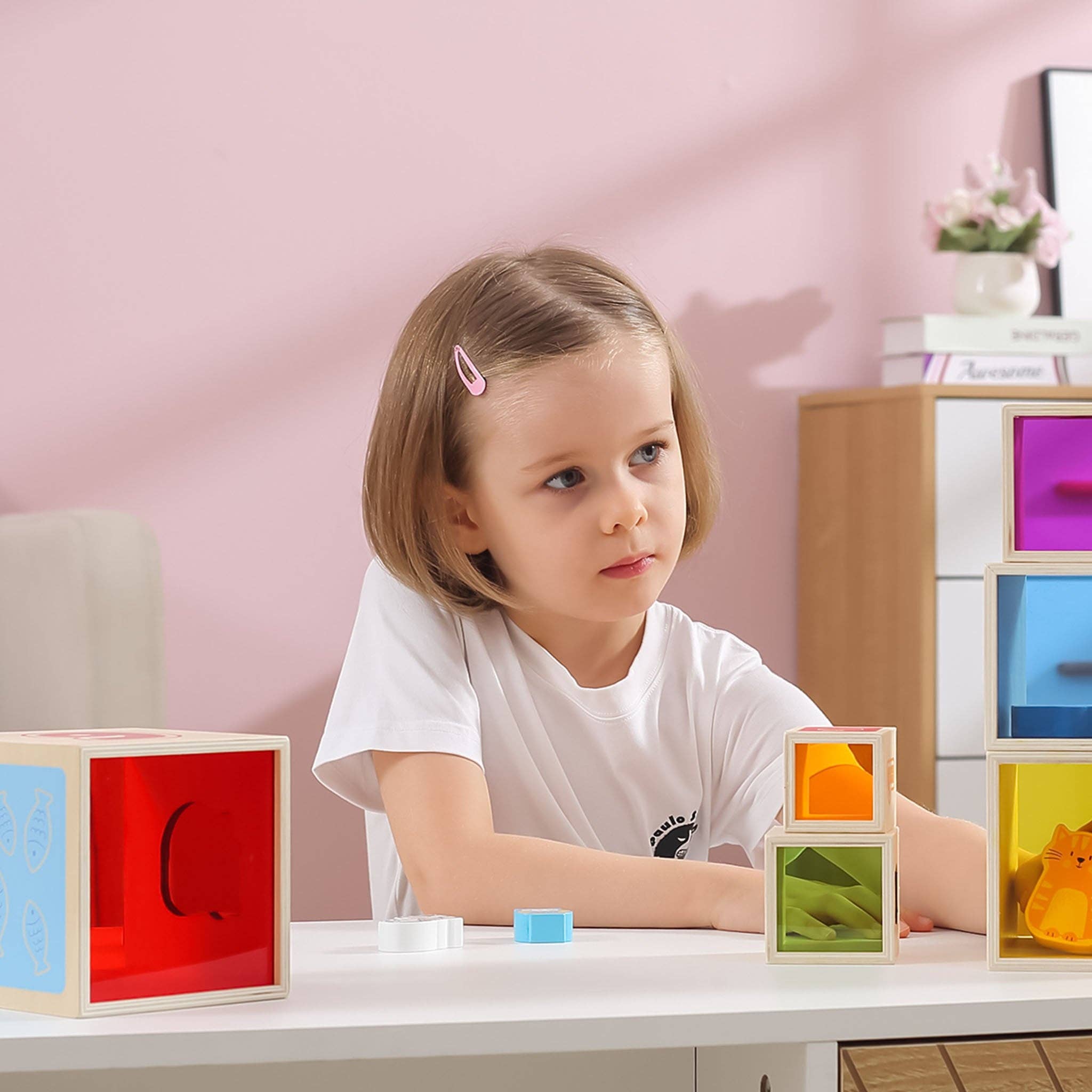 Blocs à emboîter et à empiler : explorez, apprenez et jouez