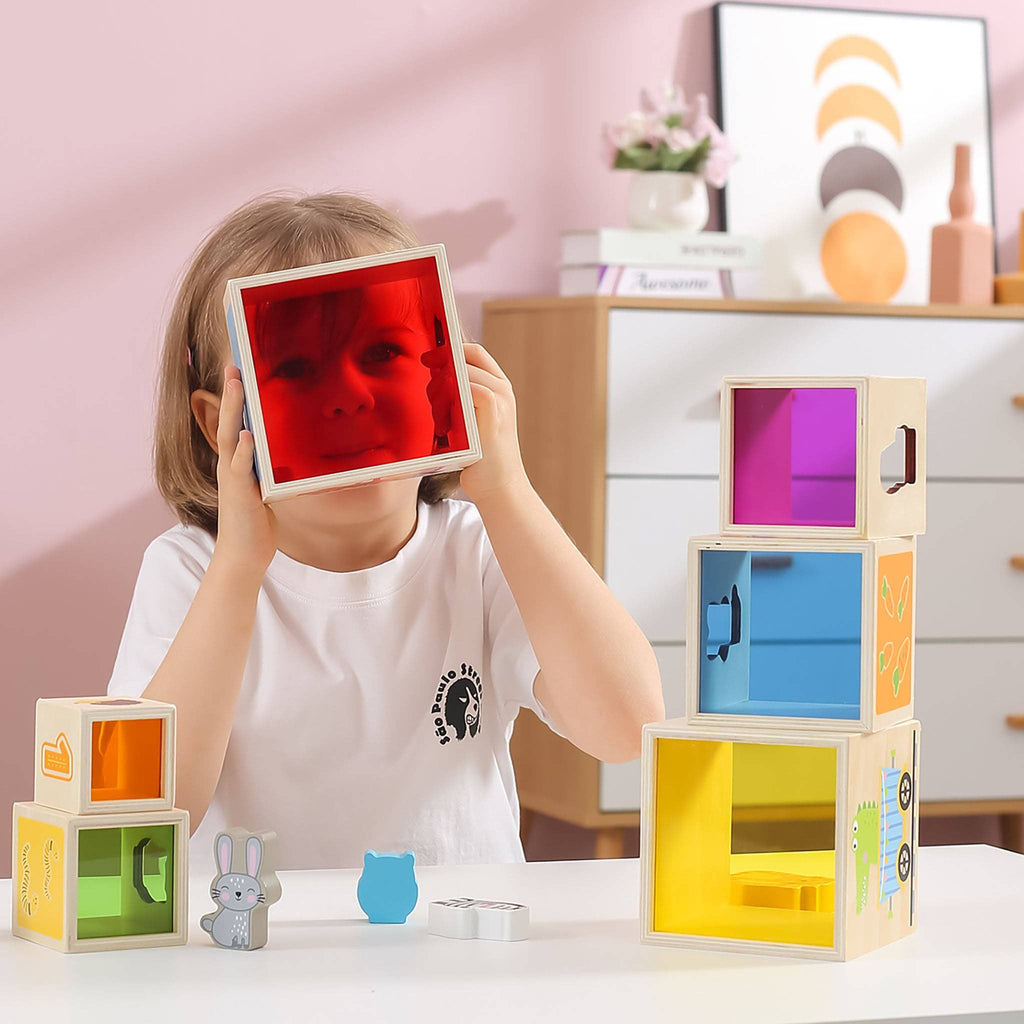 Blocs à emboîter et à empiler : explorez, apprenez et jouez