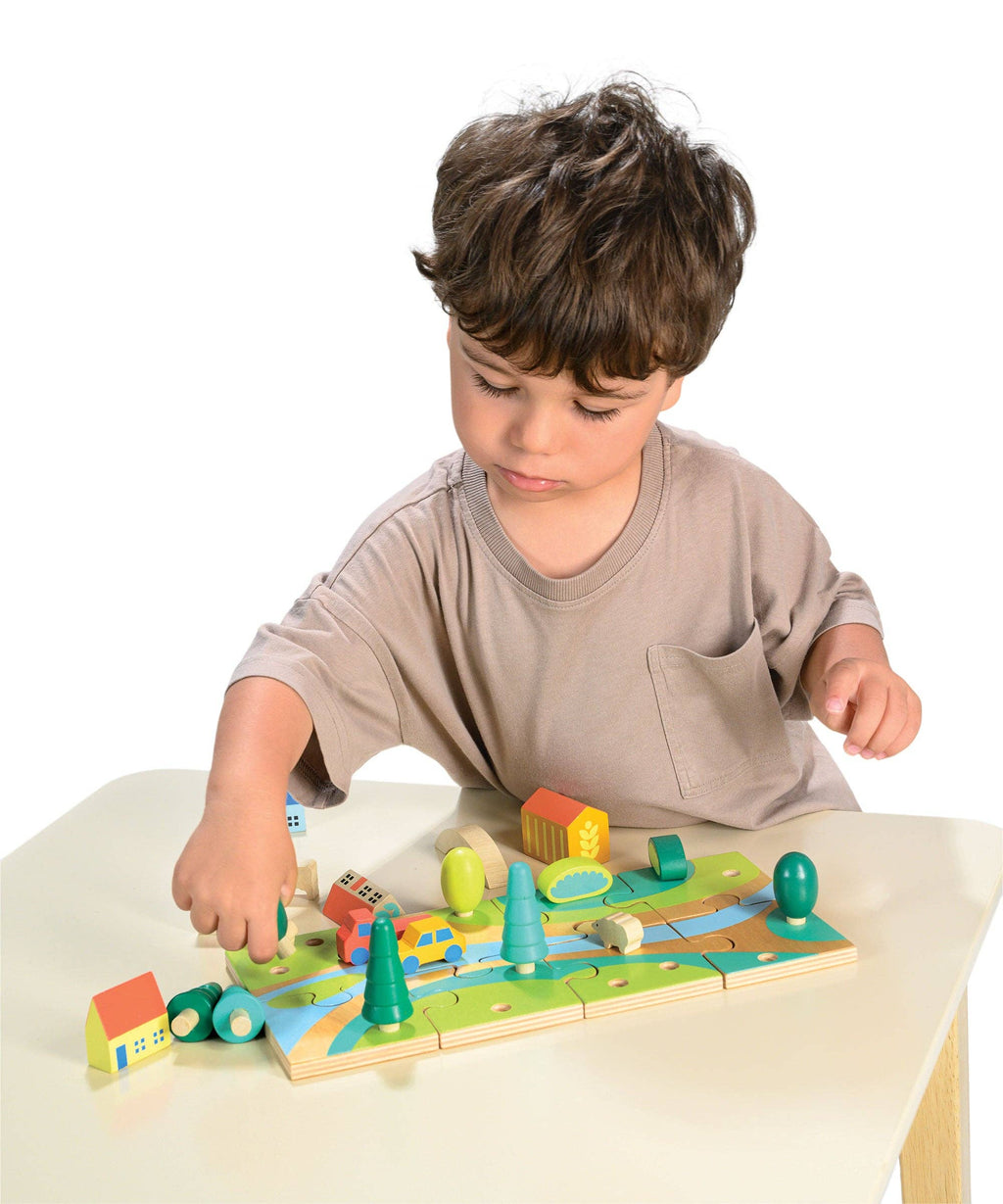 Mentari Toys | Puzzle Ville Miniature